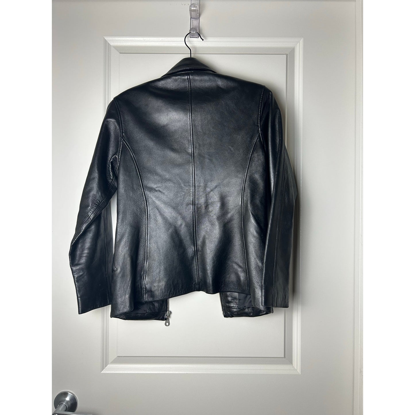Luis Alvear Lederjacke mit Reißverschluss Größe XS
