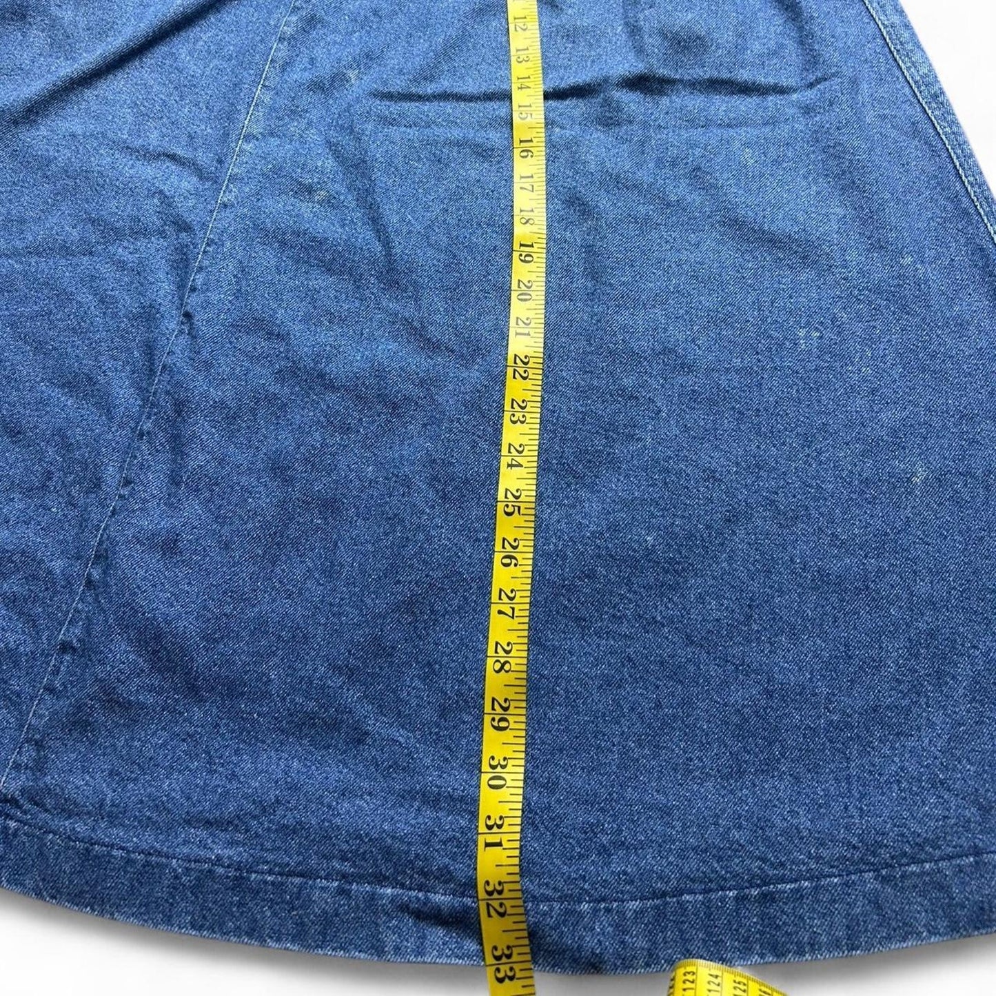 Og dockers blue denim maxi skirt