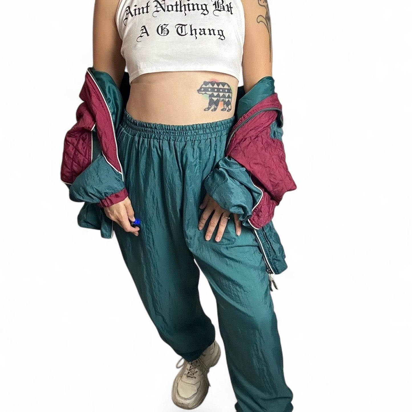 90s east west vintage green