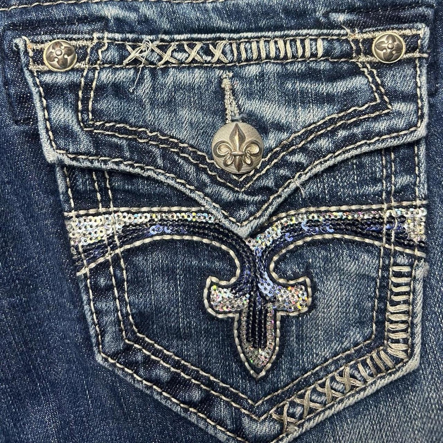 Blue rockrevival easy boot cut