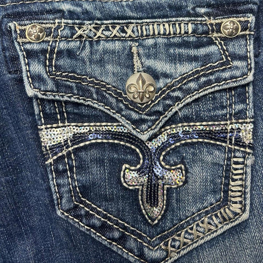 Blue rockrevival easy boot cut