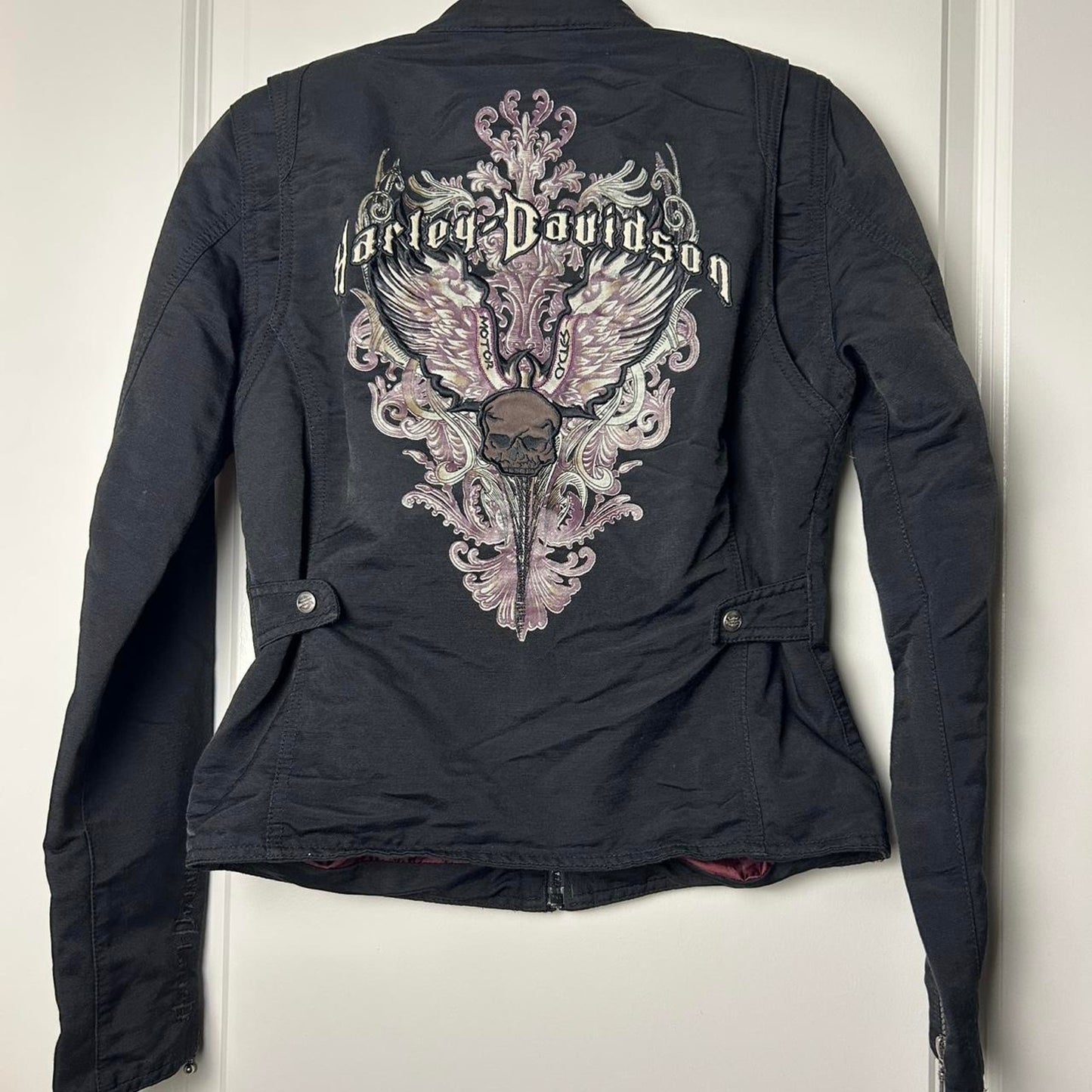 Black harley davidson jacket