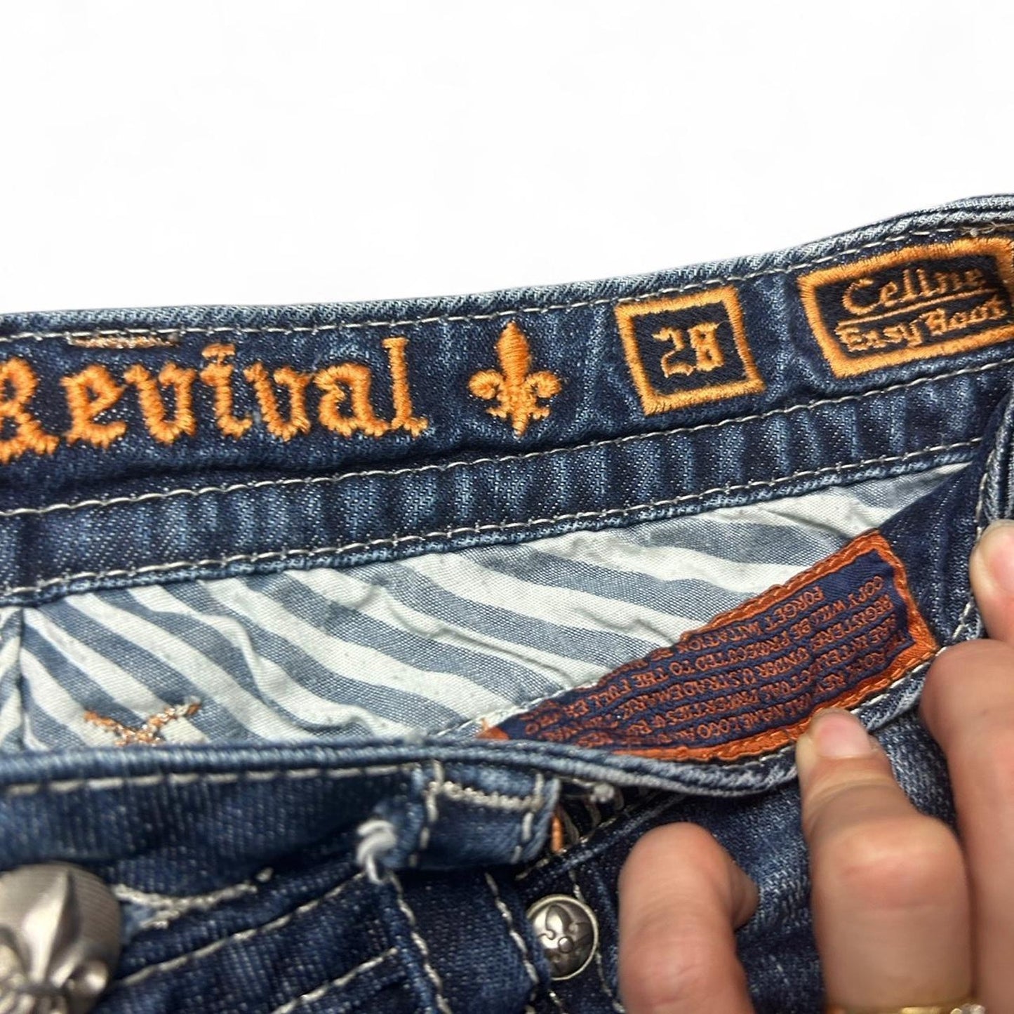 Blue rockrevival easy boot cut