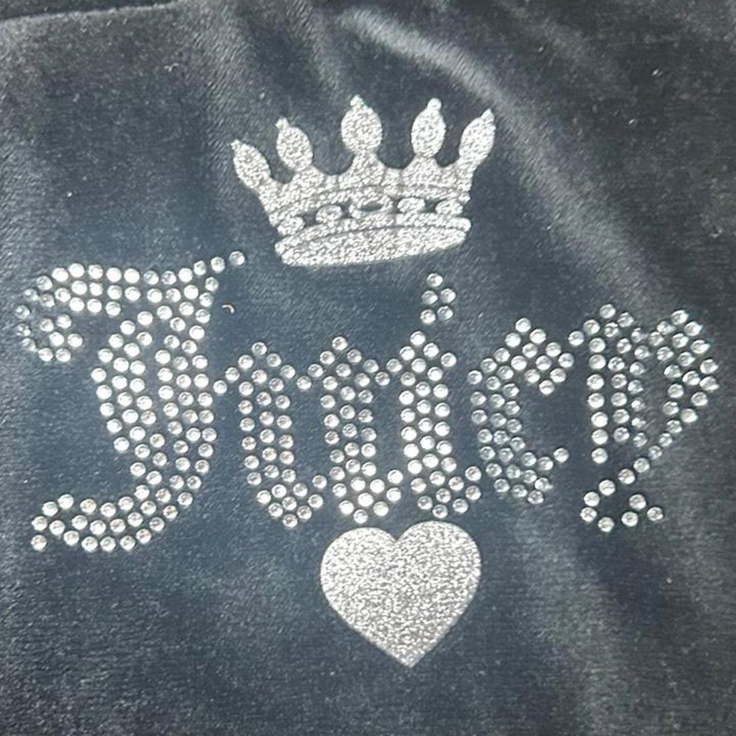 Nwot juicy couture black velour