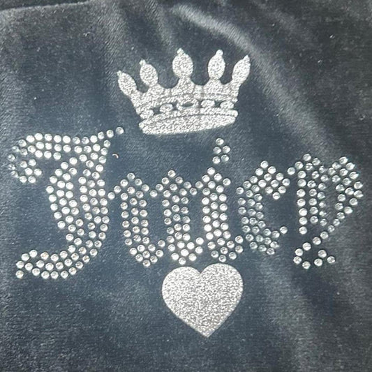 Nwot juicy couture black velour