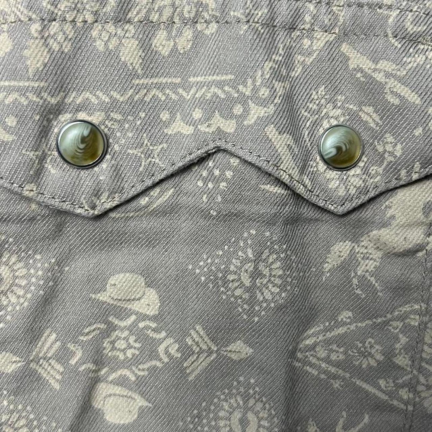 Brown wrangler button up shirt westernwear