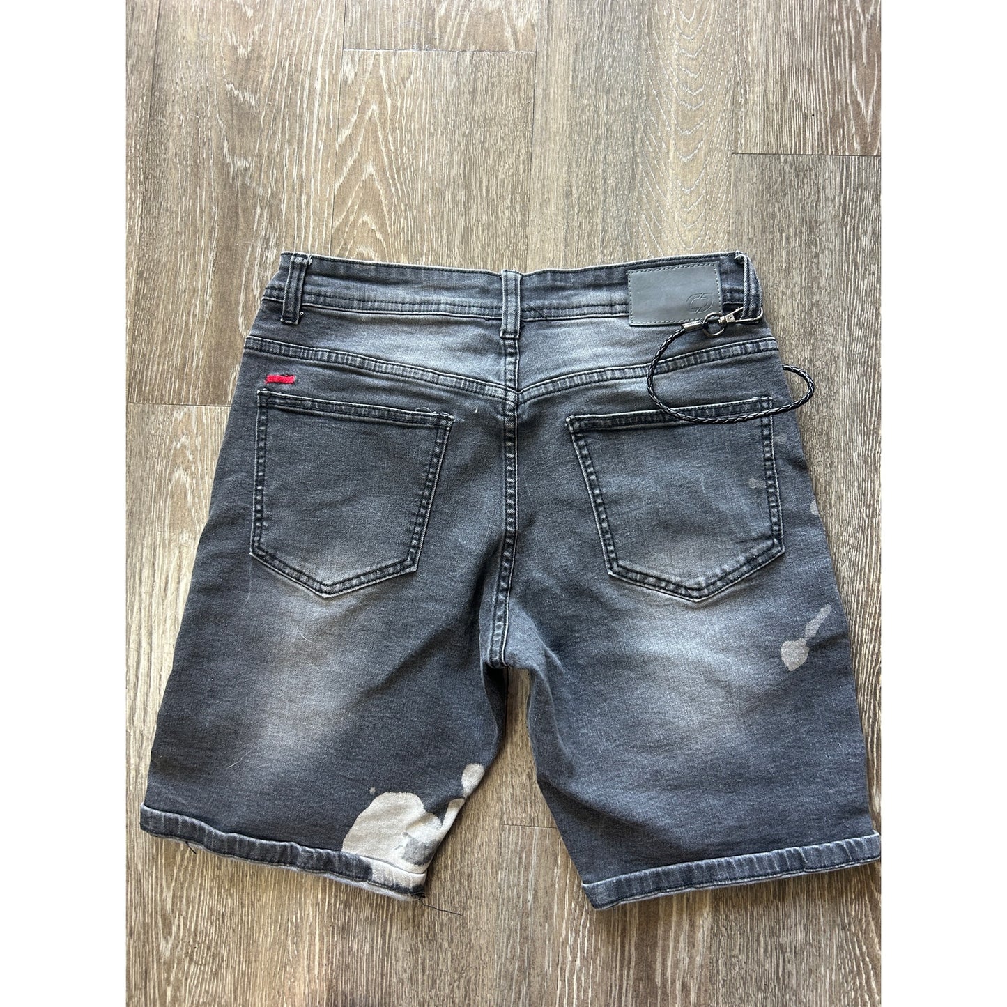 ⚡️ AC/DC Grunge Bundle Mesh Cutout Tee + Moto Jorts Y2K Alt Set