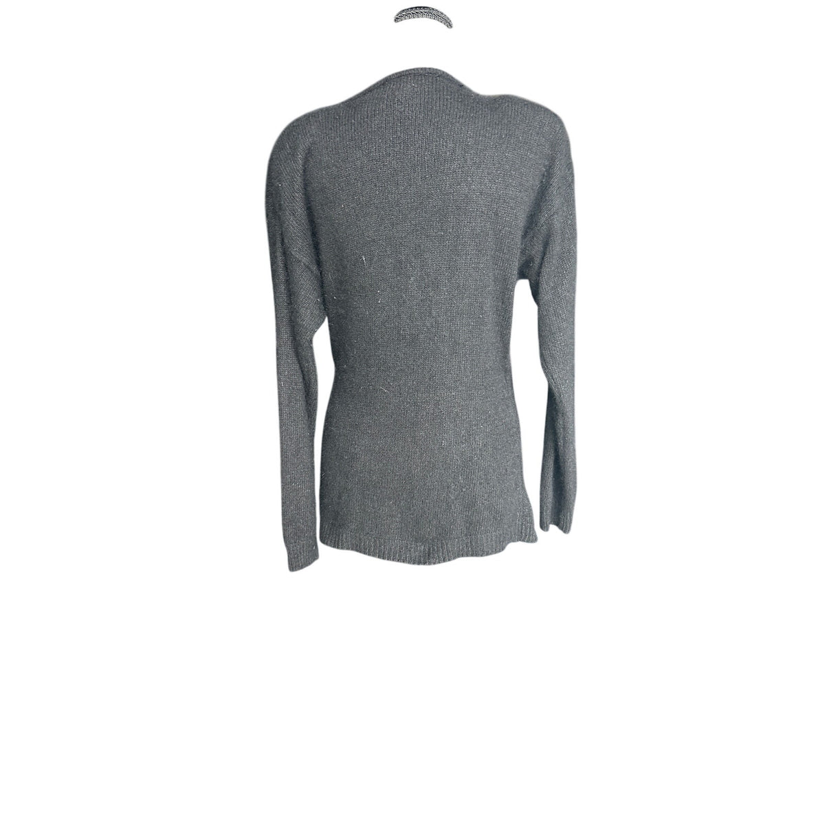 Vintage De Rotchild Silk Angora Sequin Wrap Sweater — M