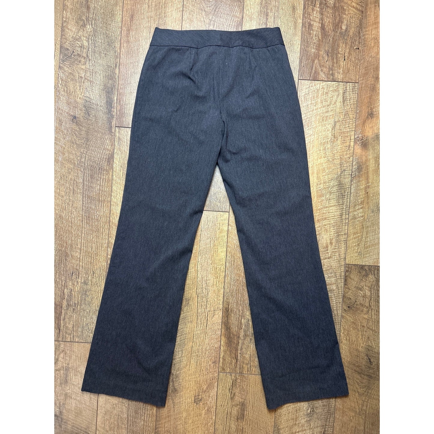 y2k low rise express corporate goth french seam pants charcoal gray