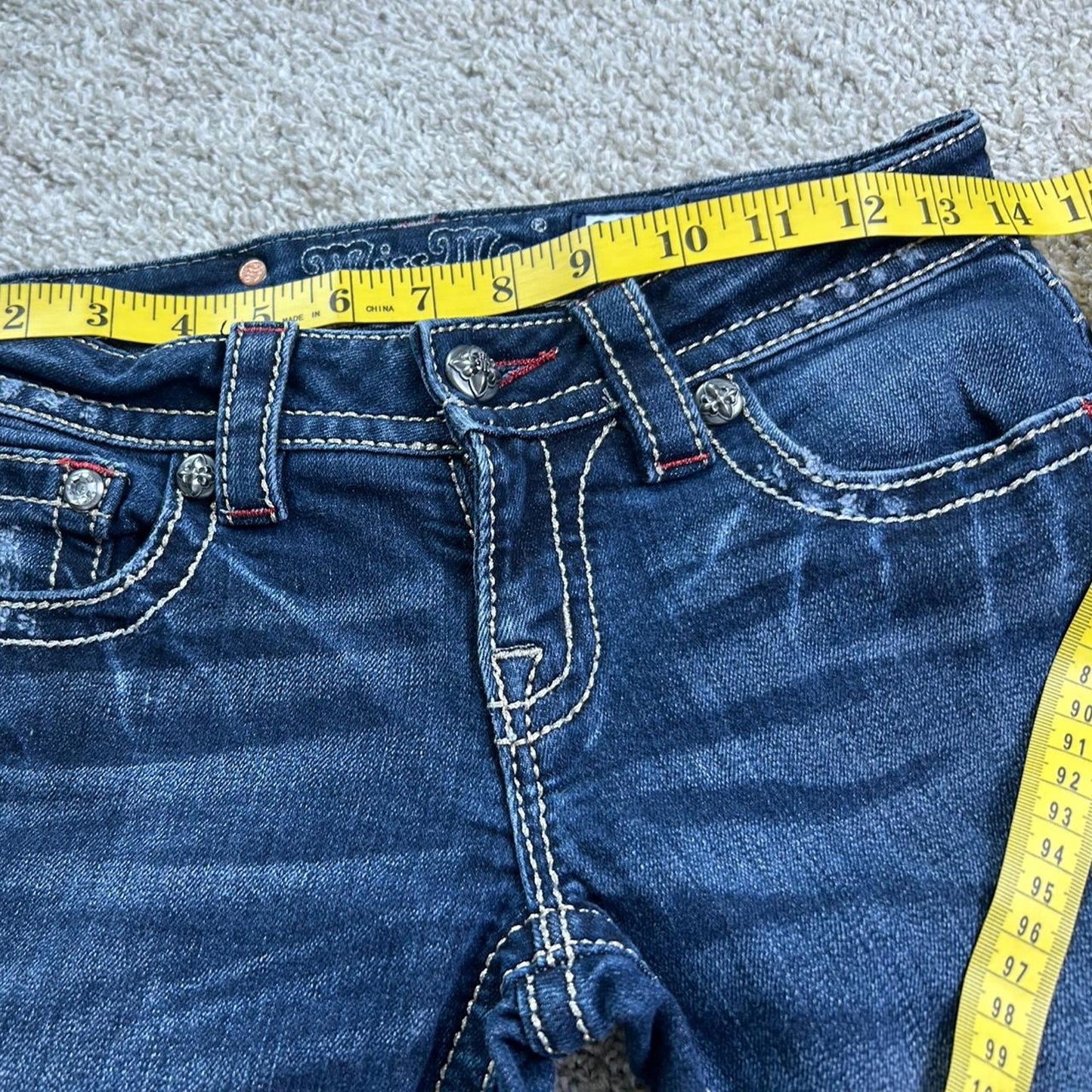 Miss me blue bootcut jeans