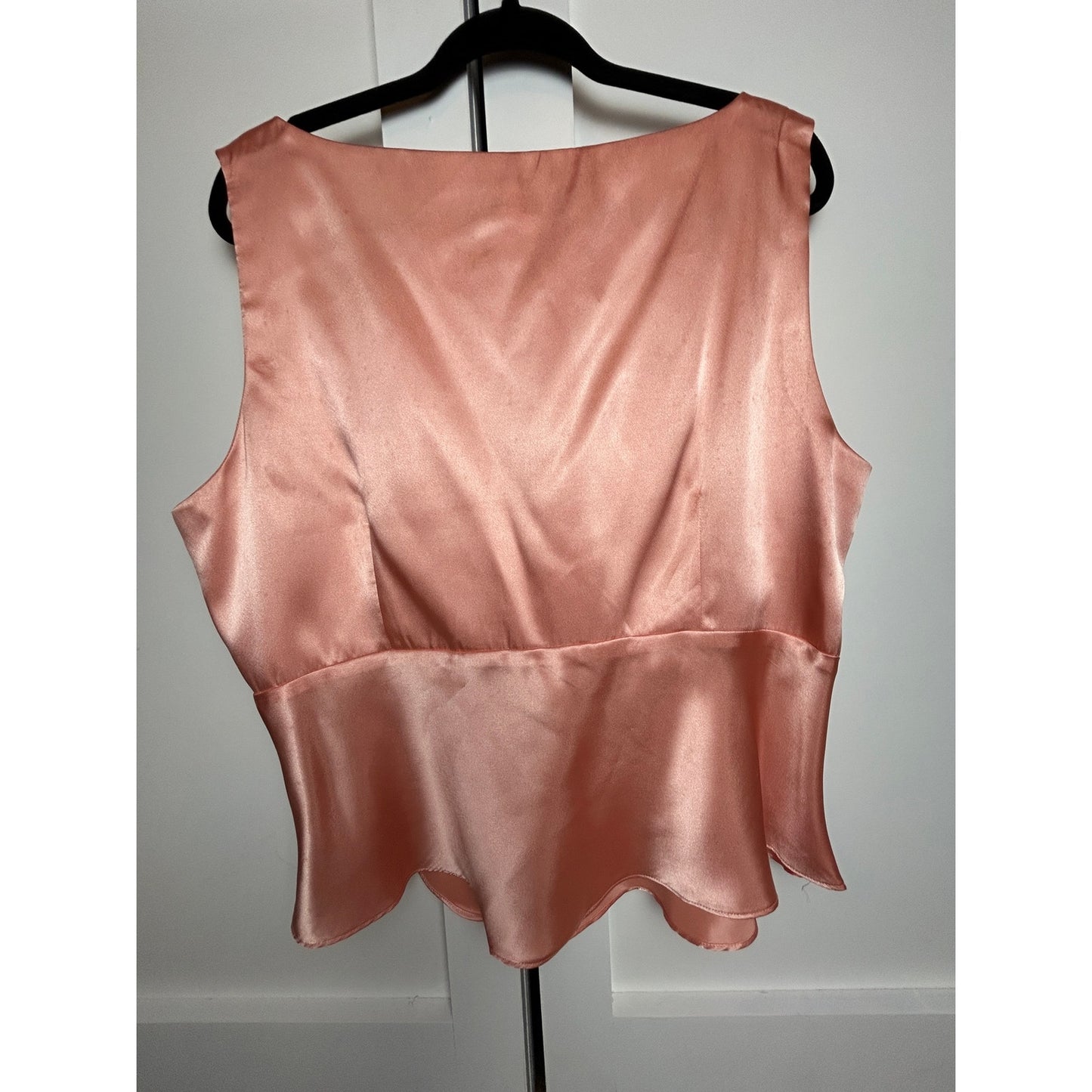 Y2K It Girl Satin Perlen Babydoll Top ✨ Ausgeh-Party-Top NWT Lady Dorby 20W
