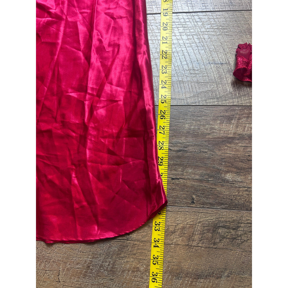 NWT Victoria’s Secret Gold Label Red Babydoll Slip Dress Lingerie