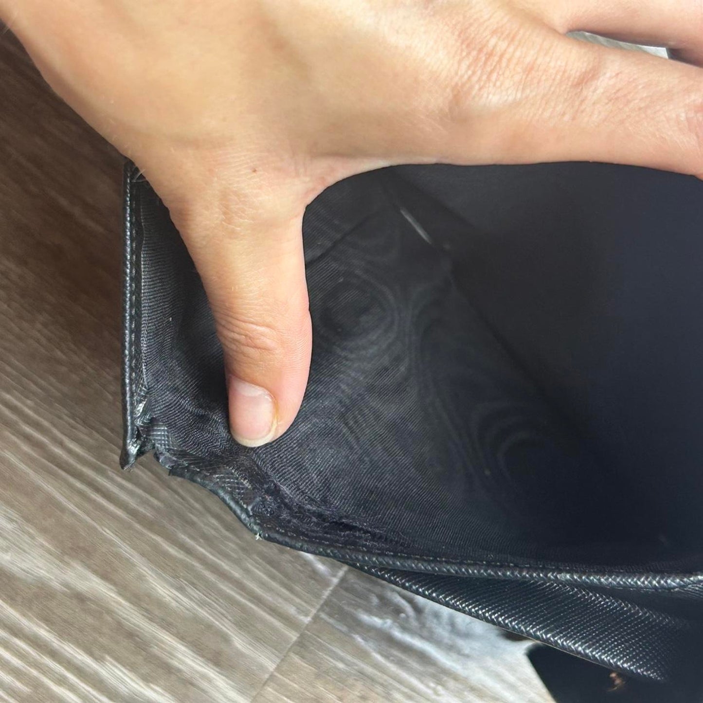 Prada black leather wallet luxuryaccessories