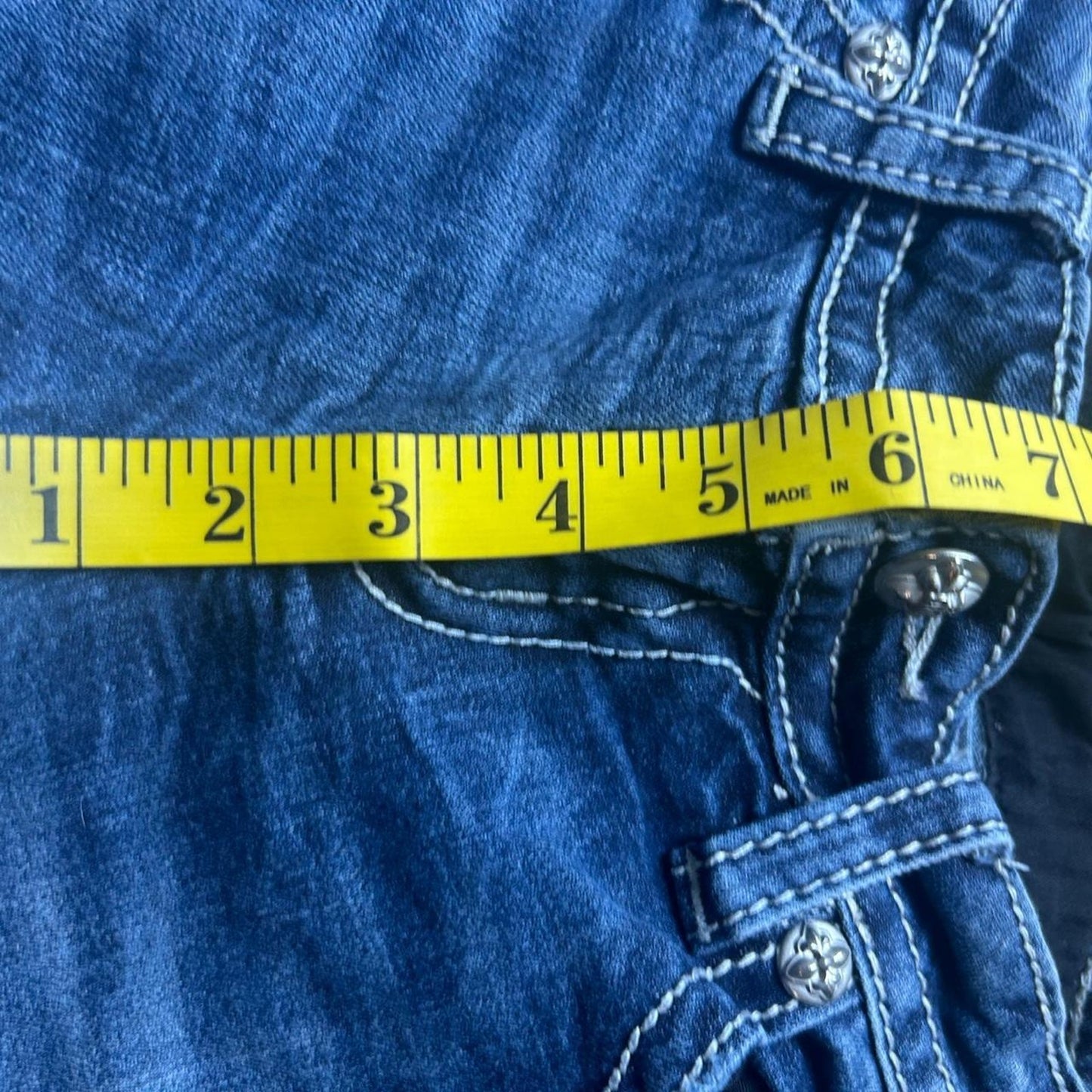 Miss me blue bootcut jeans