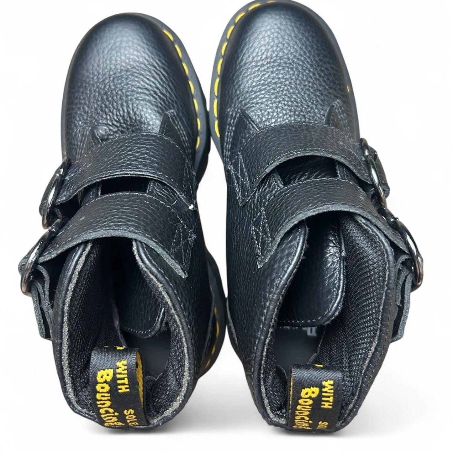 Devon heart doc martens pebbled leather
