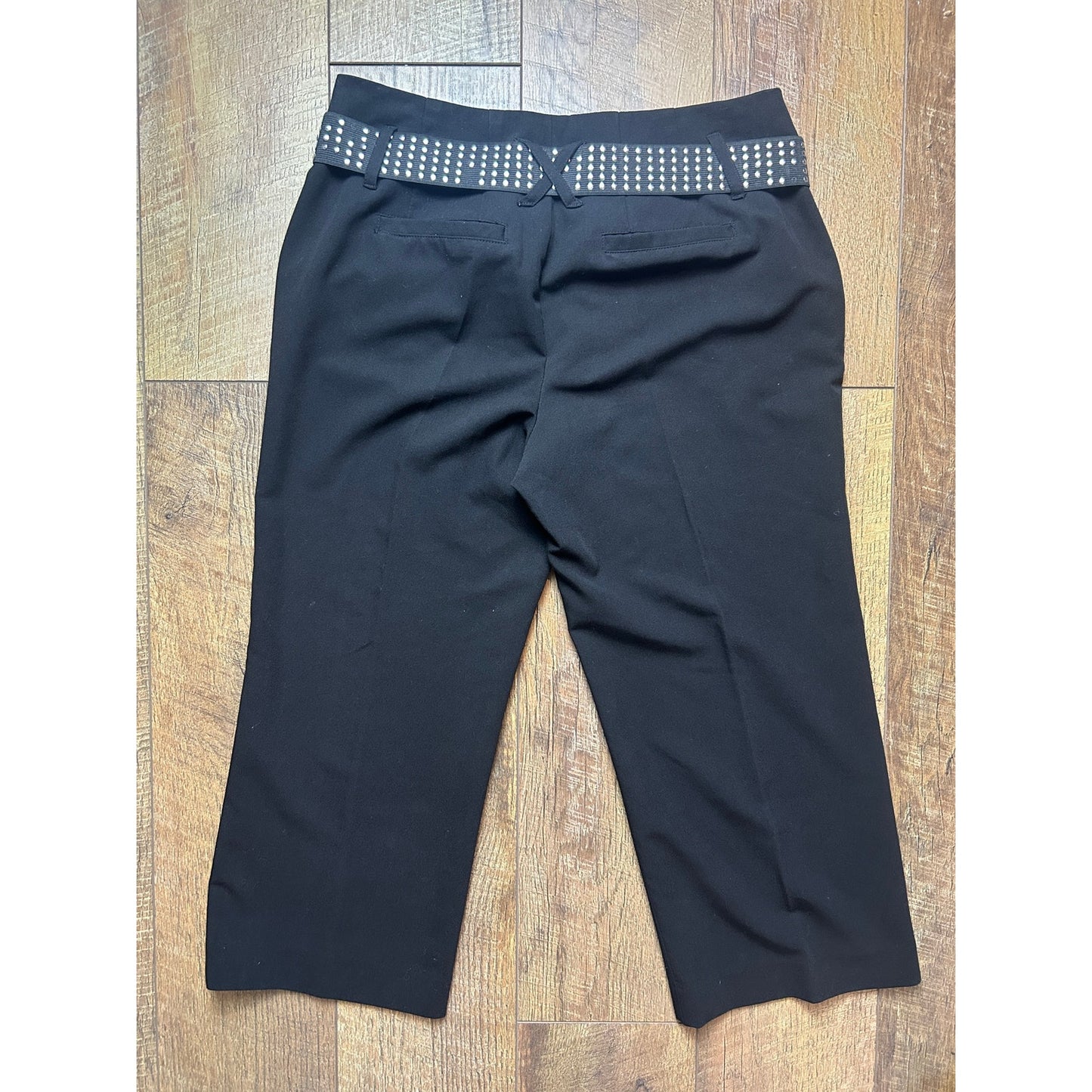 Y2K Western Alt Studded Caprihosen Biker Moto Low Rise Cropped