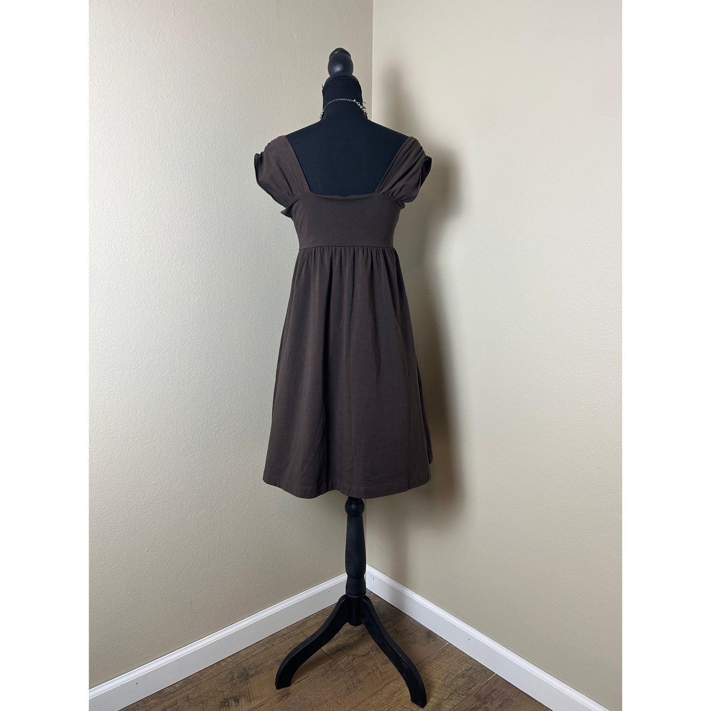 Y2K Victoria's Secret Chocolate Brown Bra Top Mini Dress VS Bombshell Bodycon
