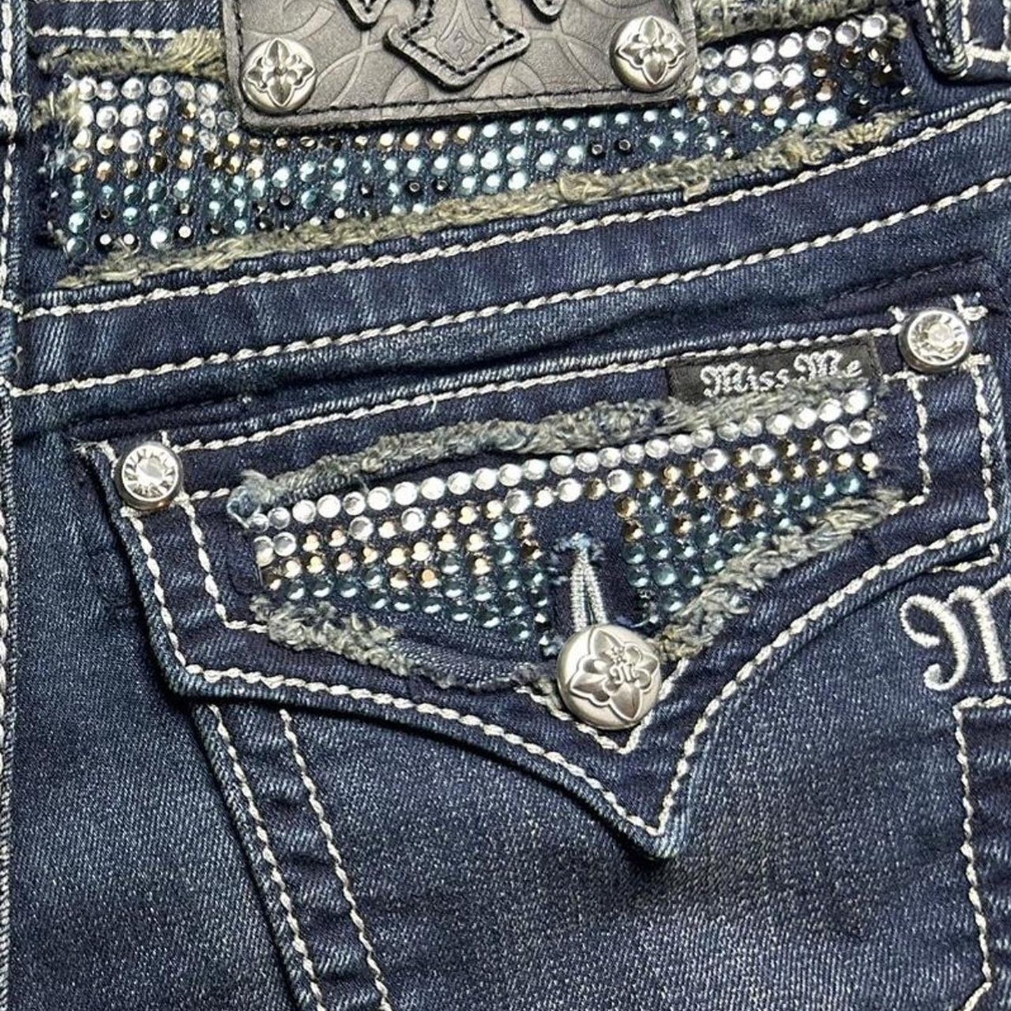 Miss me blue bootcut jeans