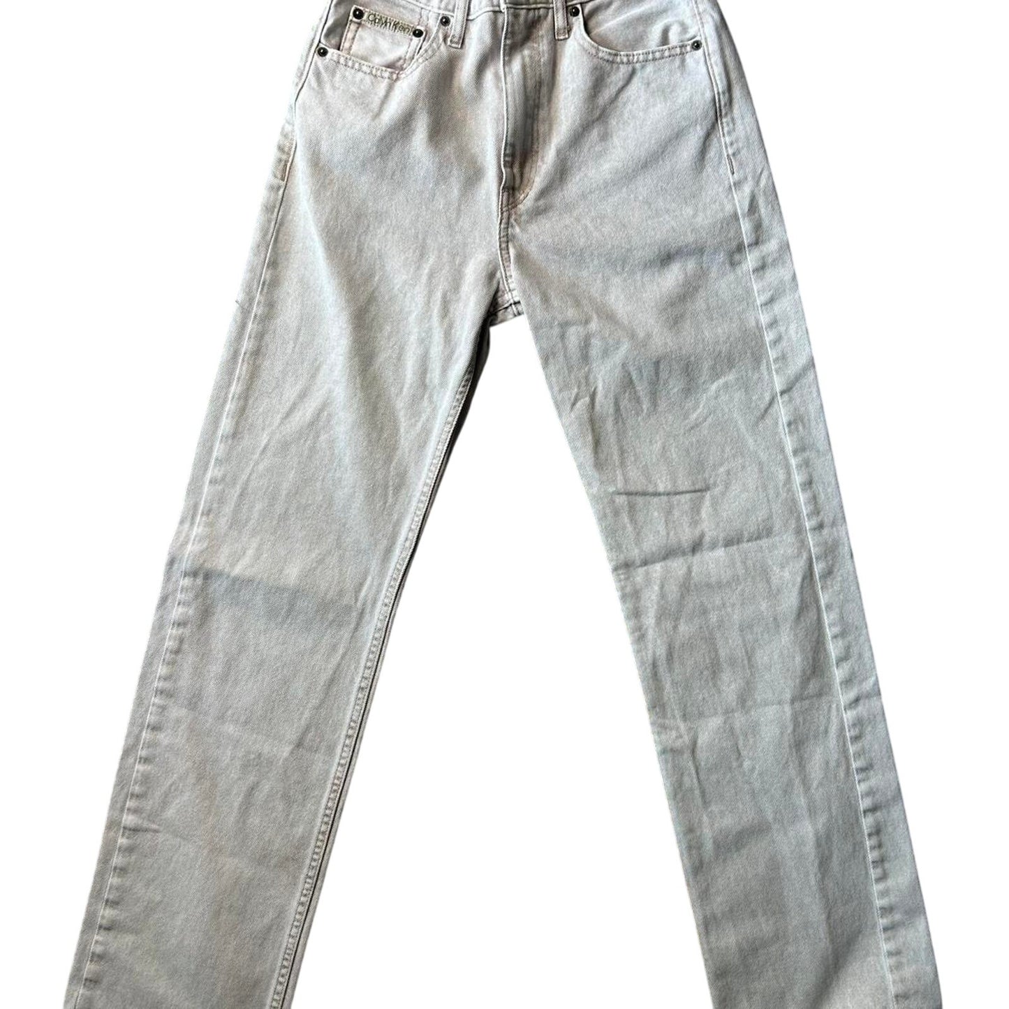 Calvin klein size 26x30 vintage tan jeans