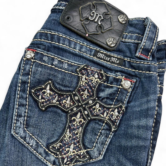 Miss me blue bootcut jeans