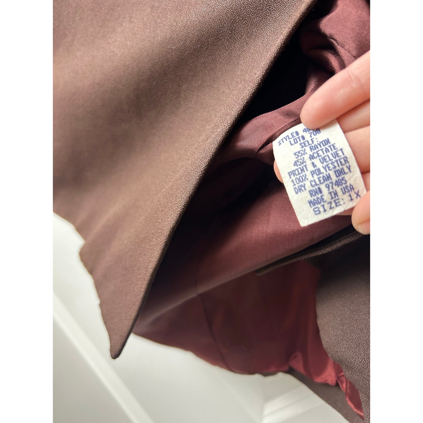 🐆 1980er Joanie Crisione Cheetah-Print Power Blazer mit Western-Fransen 1X