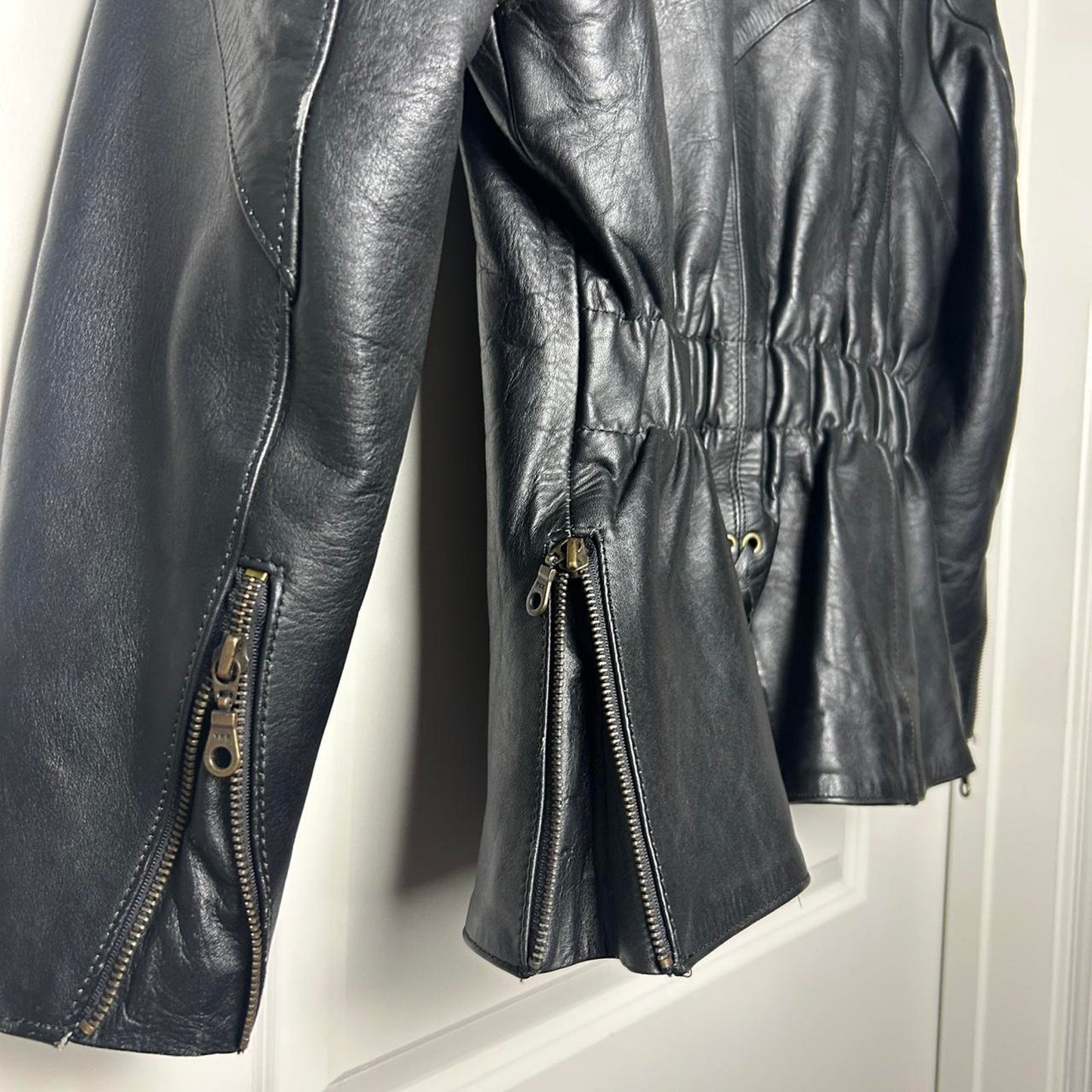 Wild ride insulated leather jacket size 14