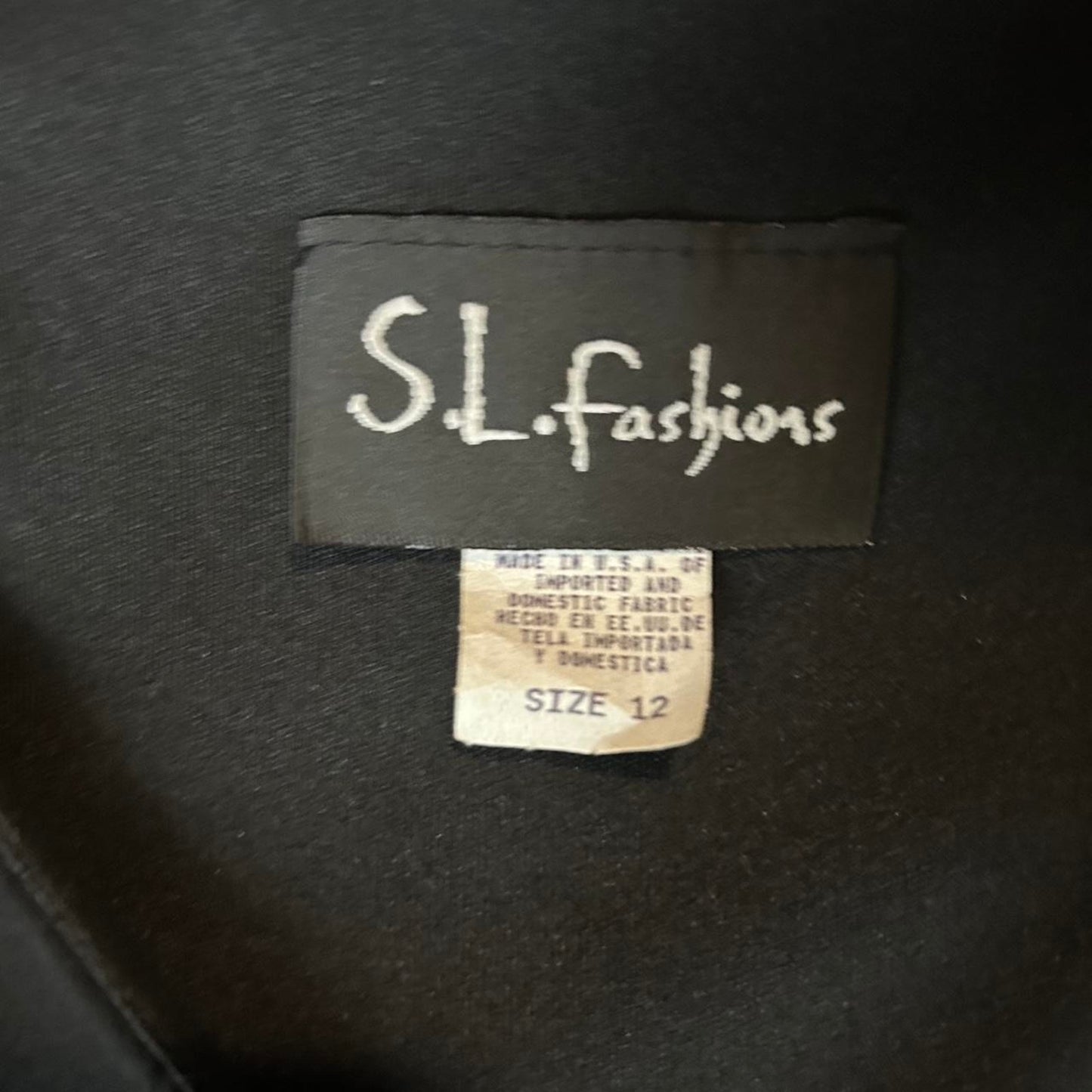 Sl fashions beaded black