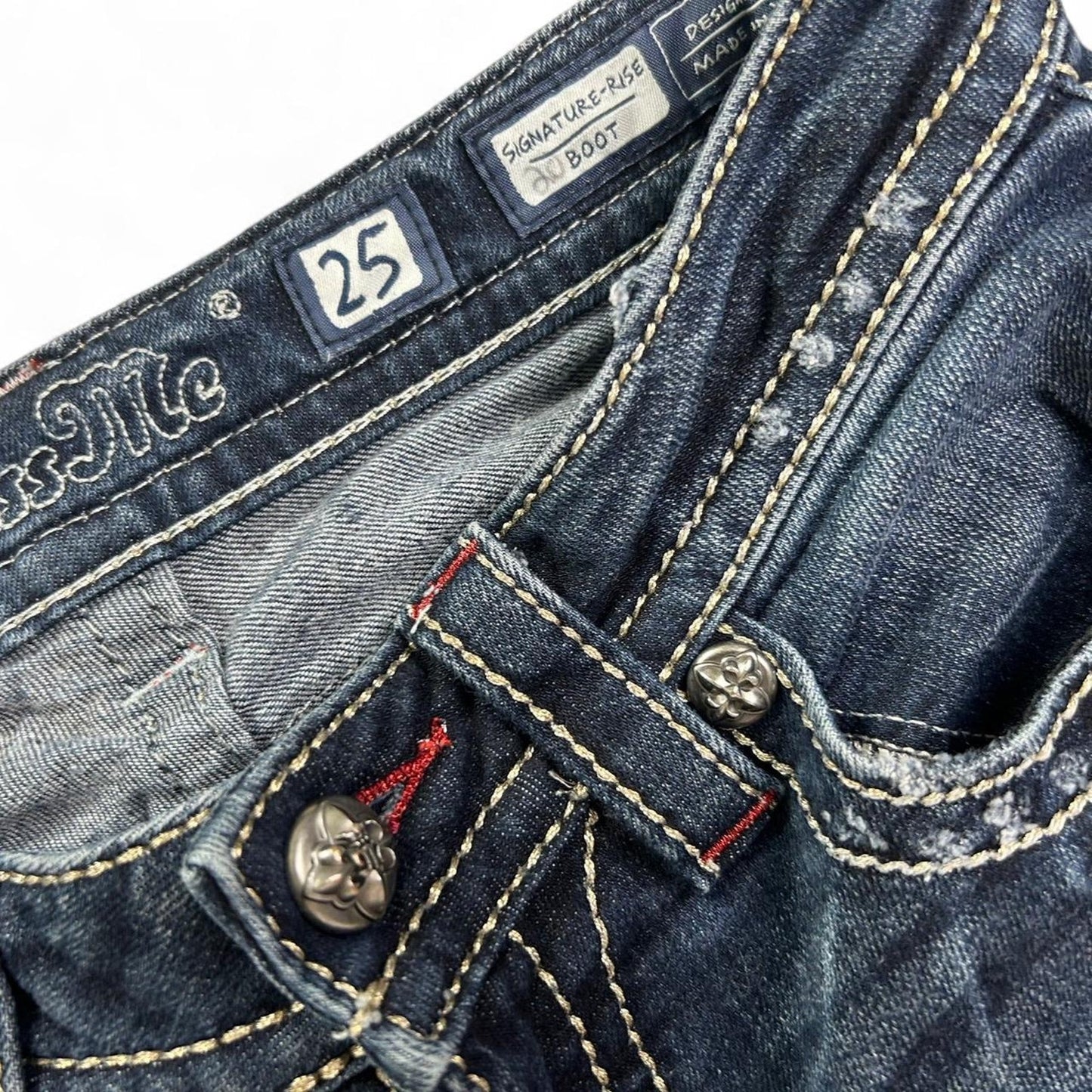 Miss me blue bootcut jeans