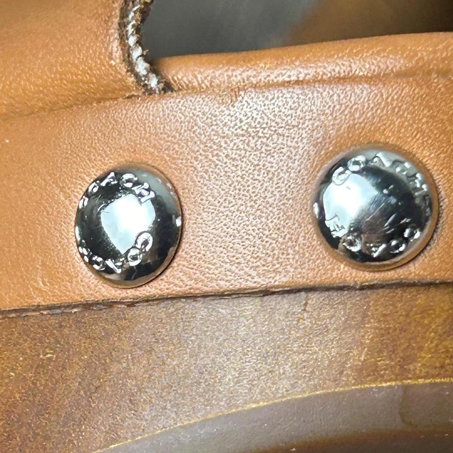 Coach vixen tan and brown