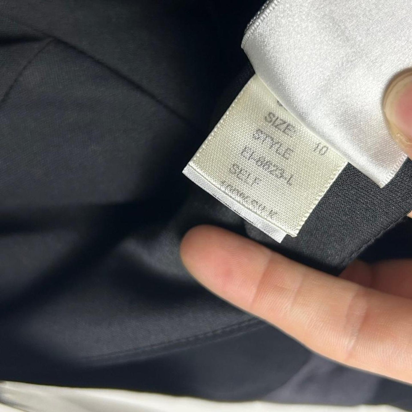 Tadashi silk dress black ruffled