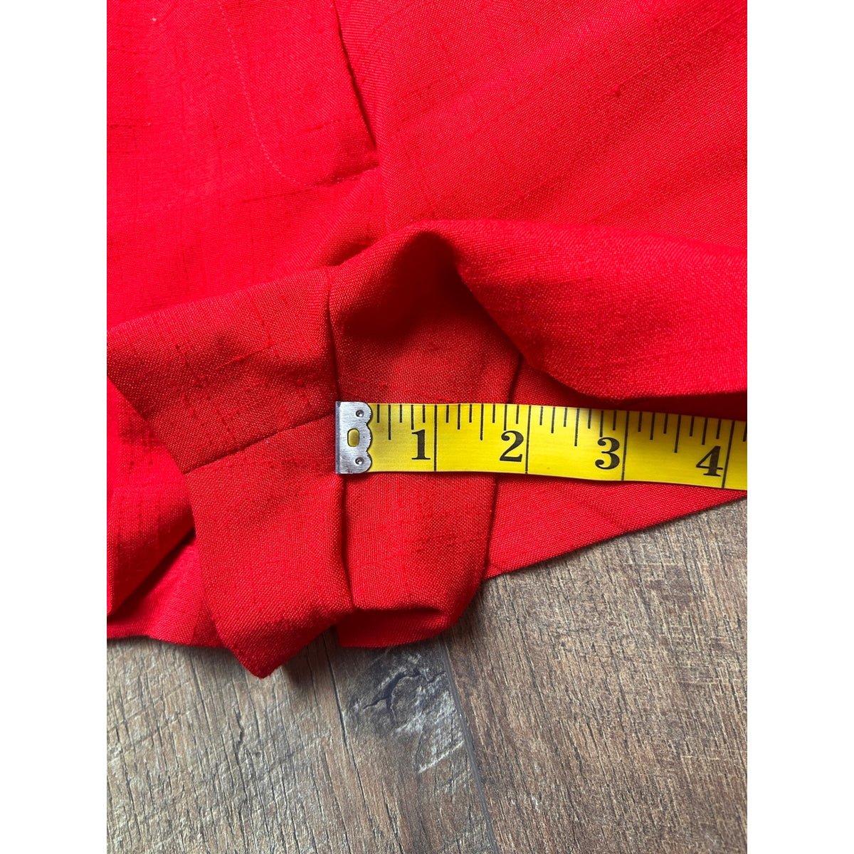 red hot pants vintage hanmade hot pants 60's