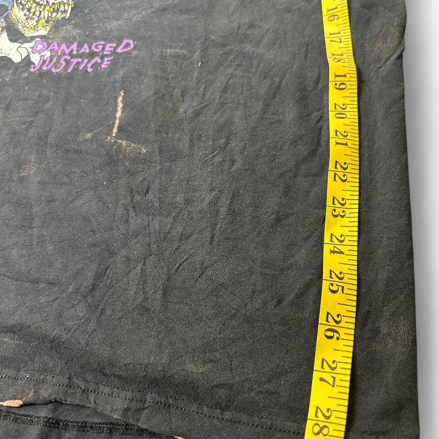 Metallica damaged justice skull tee
