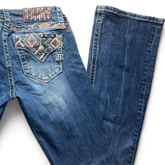 Miss me blue bootcut jeans