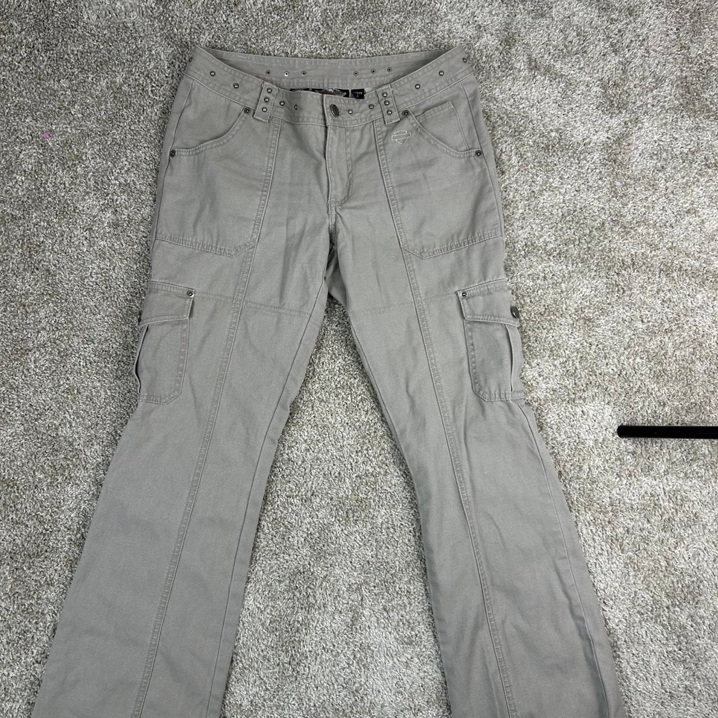 Harley Davidson size 31x29 lowrise Khaki green cargo