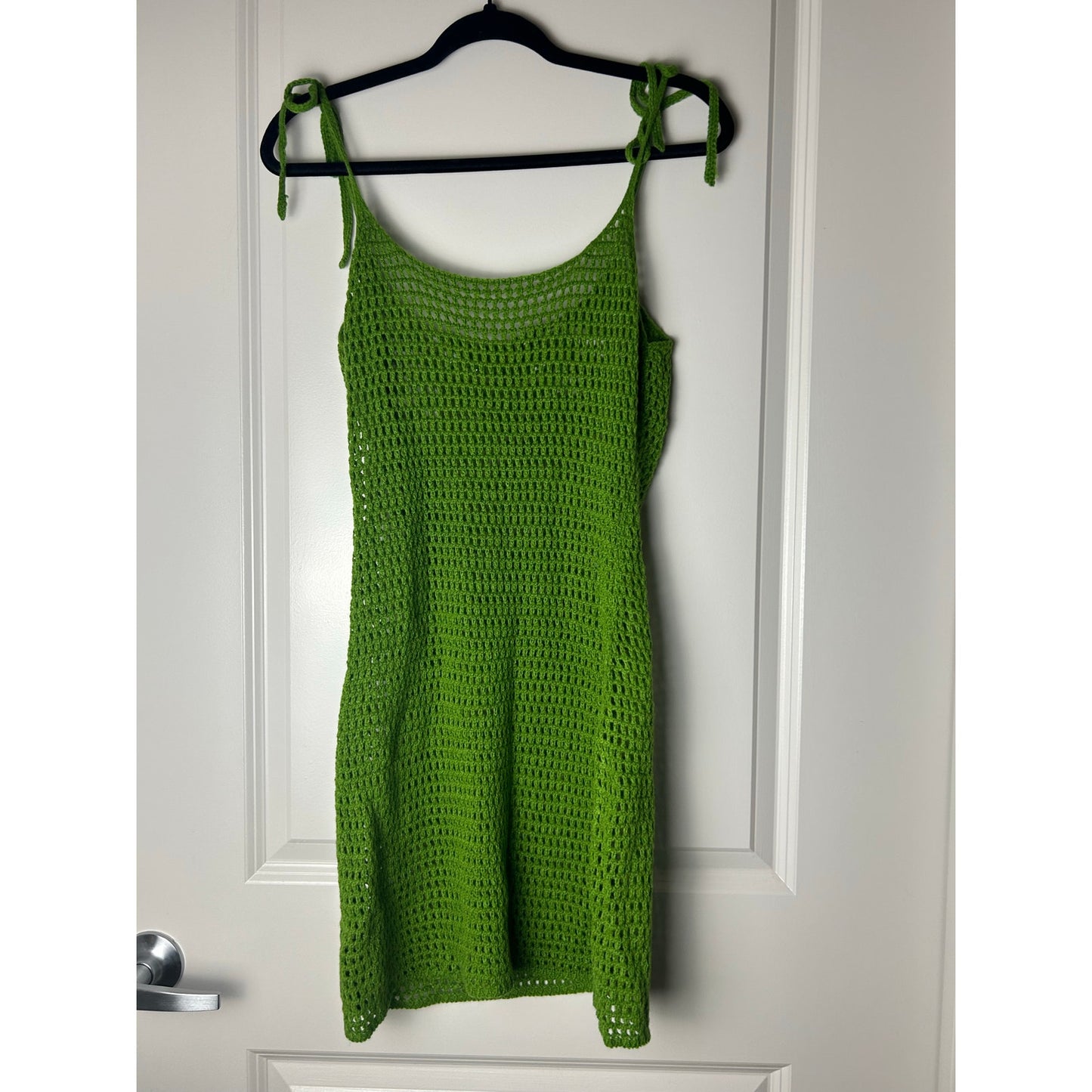 🌼 Crochet Daisy Spaghetti Strap Dress