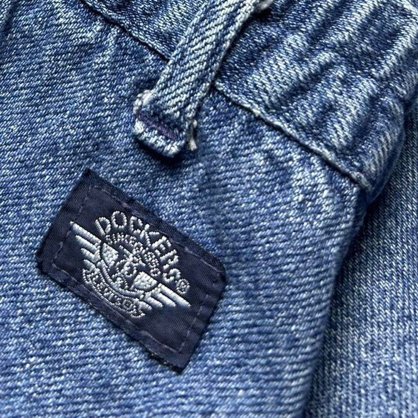 Og dockers blue denim maxi skirt