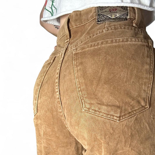 Vintage express tan and brown