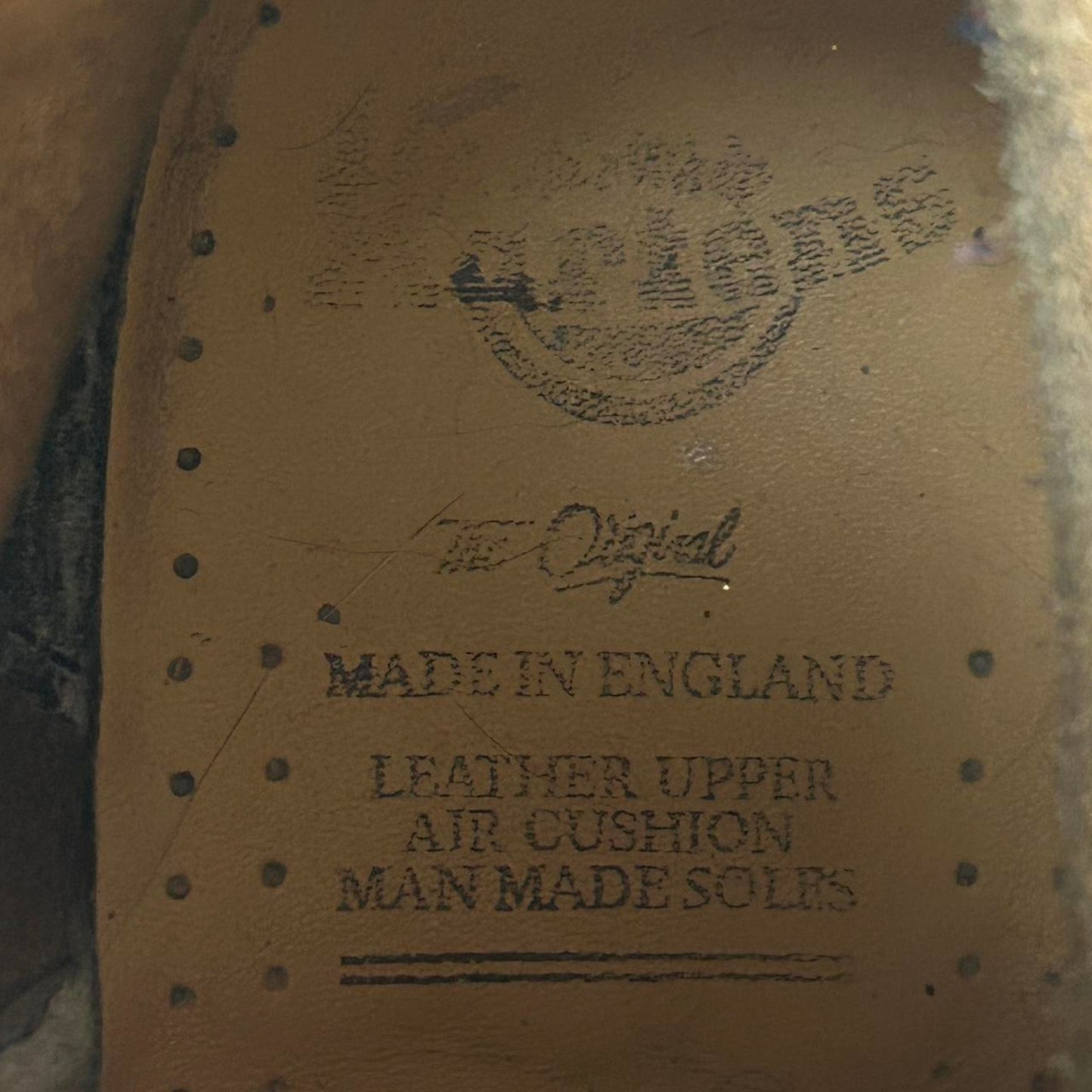 Vintage brown leather dr martens