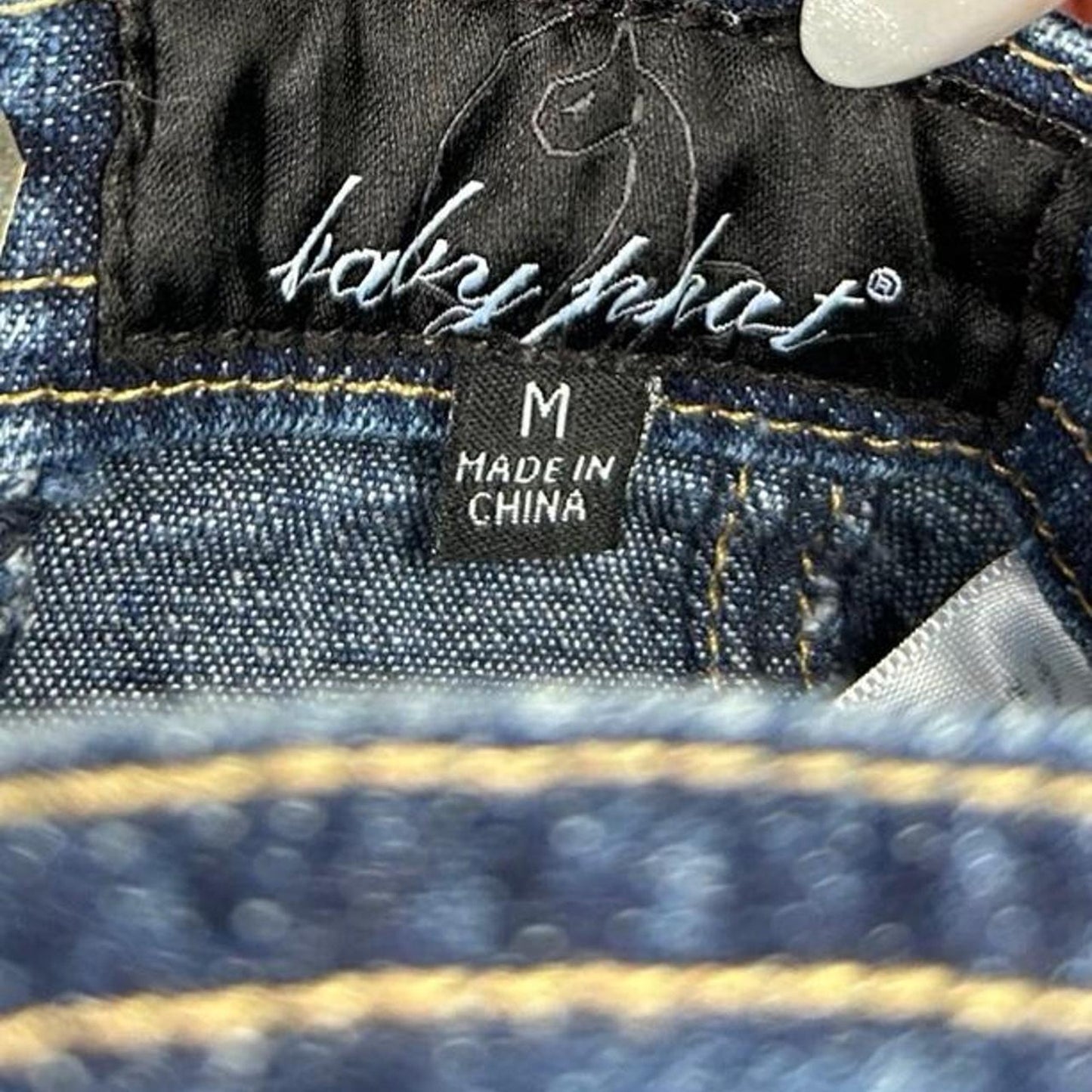 Baby phat denim corset dress