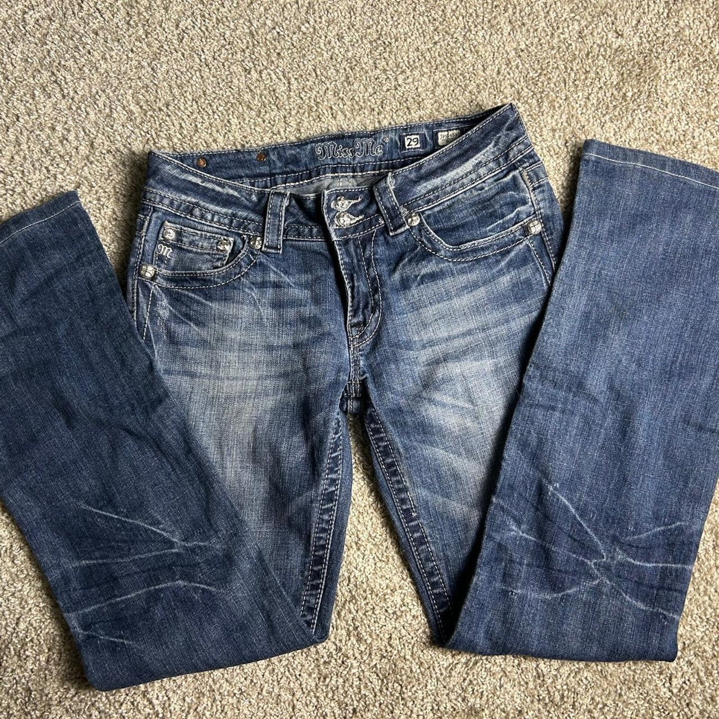 Miss me navy blue denim