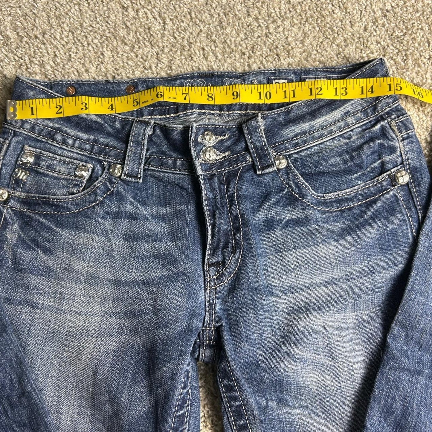 Miss me navy blue denim