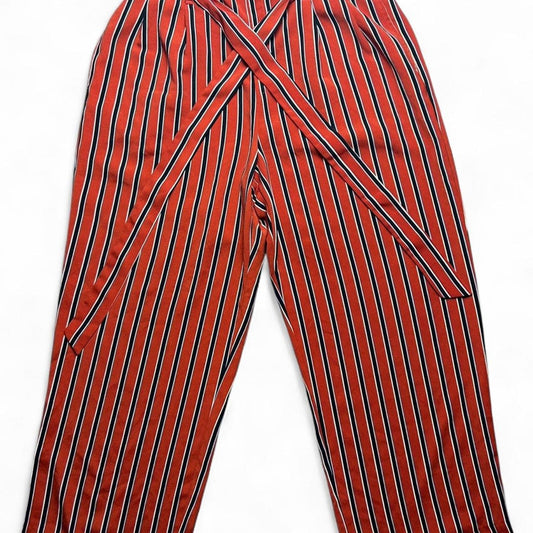 Red and black striped trouser