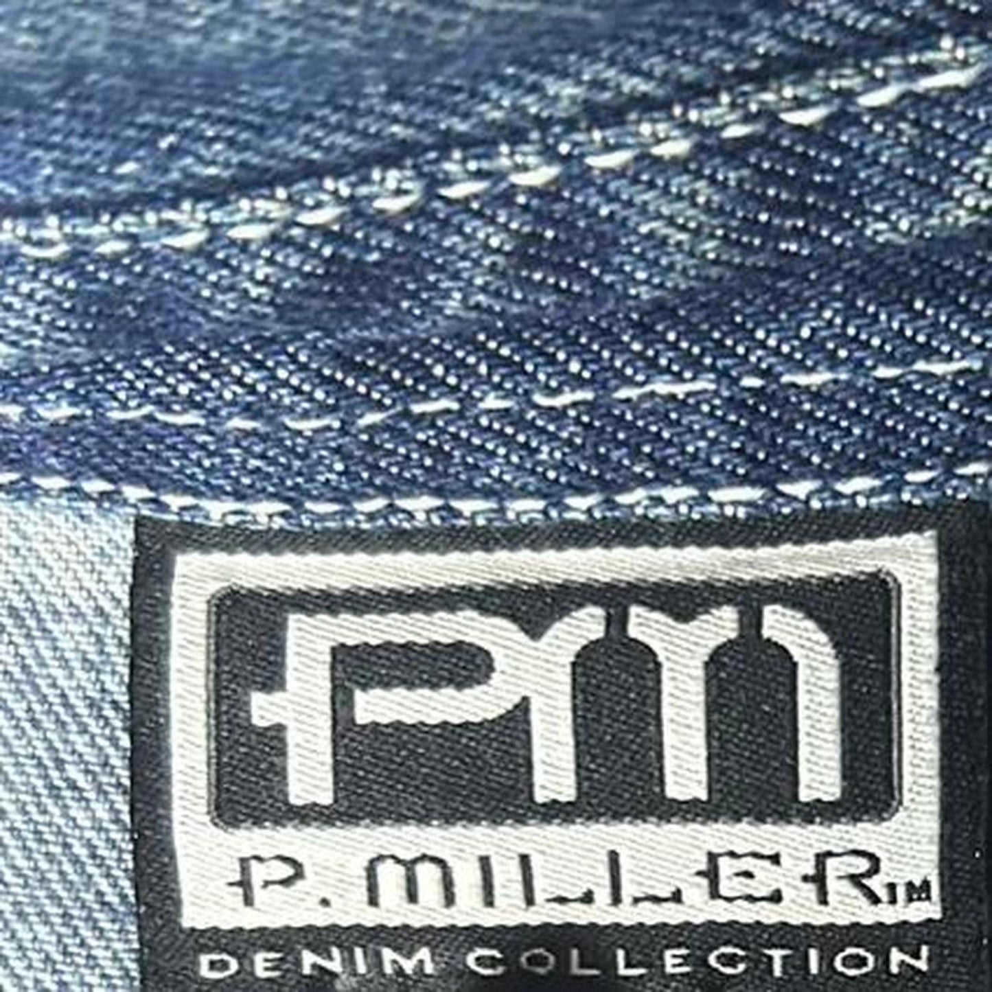 Vintage p miller patchwork denim