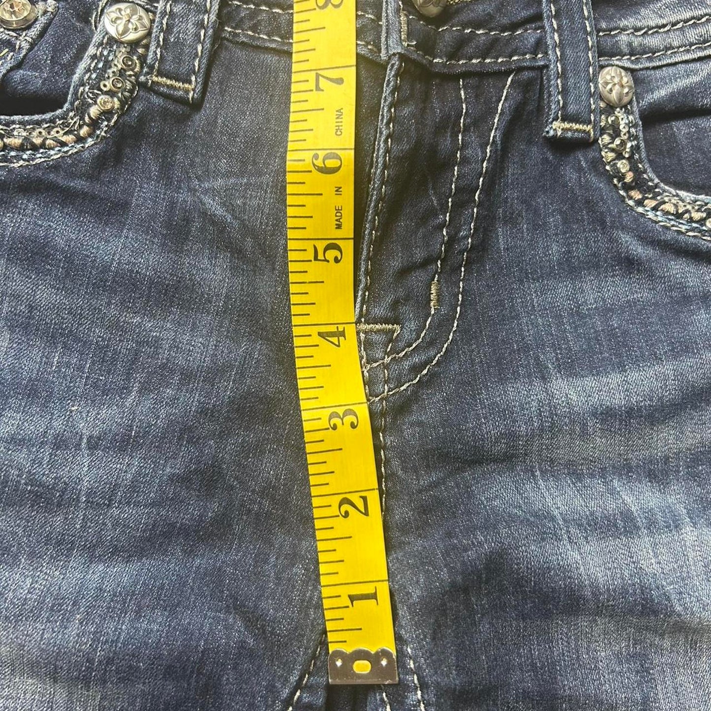 Miss me blue bootcut jeans