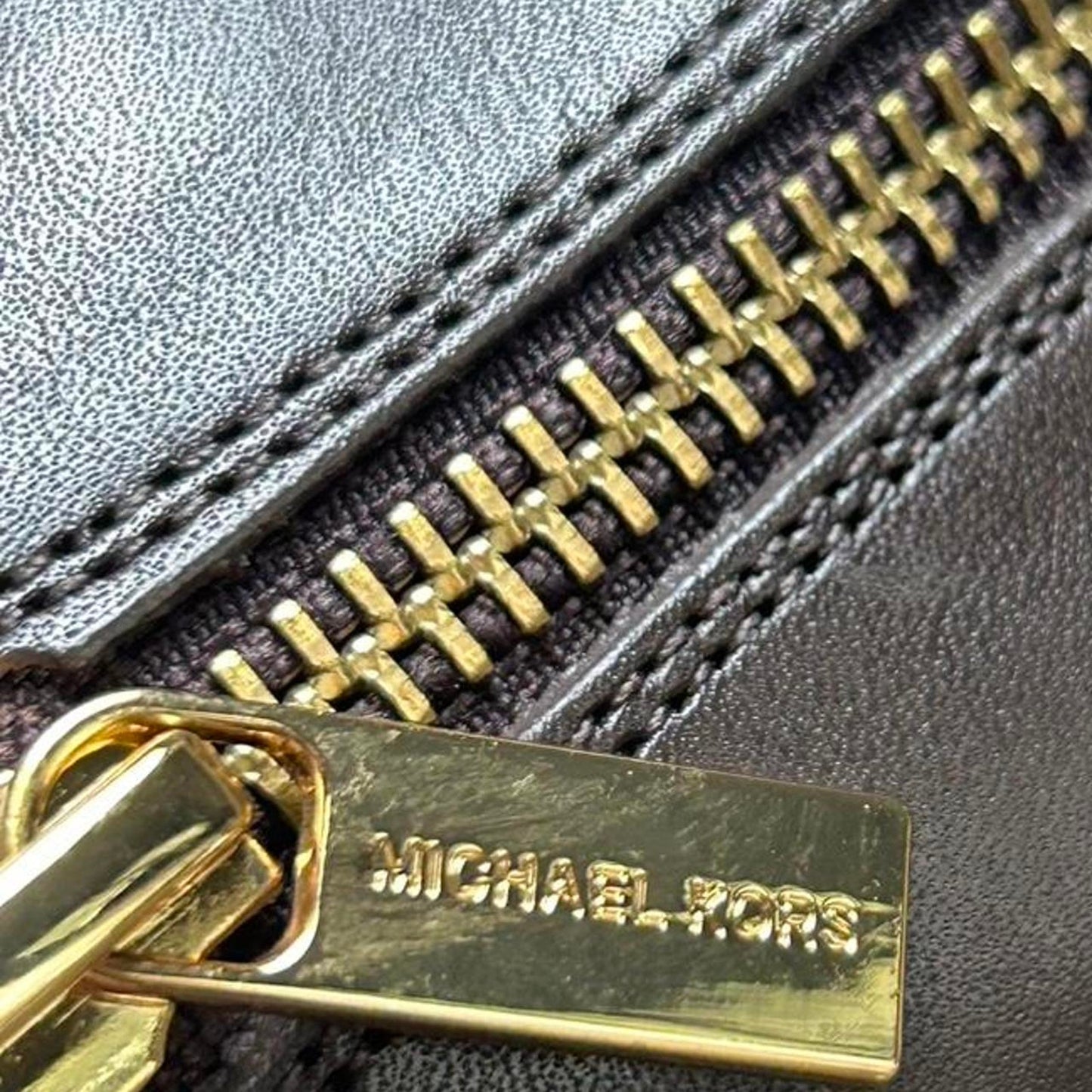 Michael kors chocolate brown leather