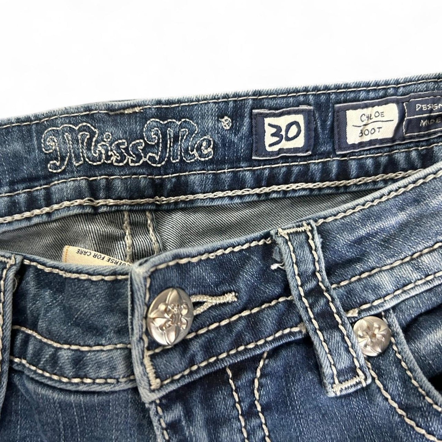 Miss me blue bootcut jeans