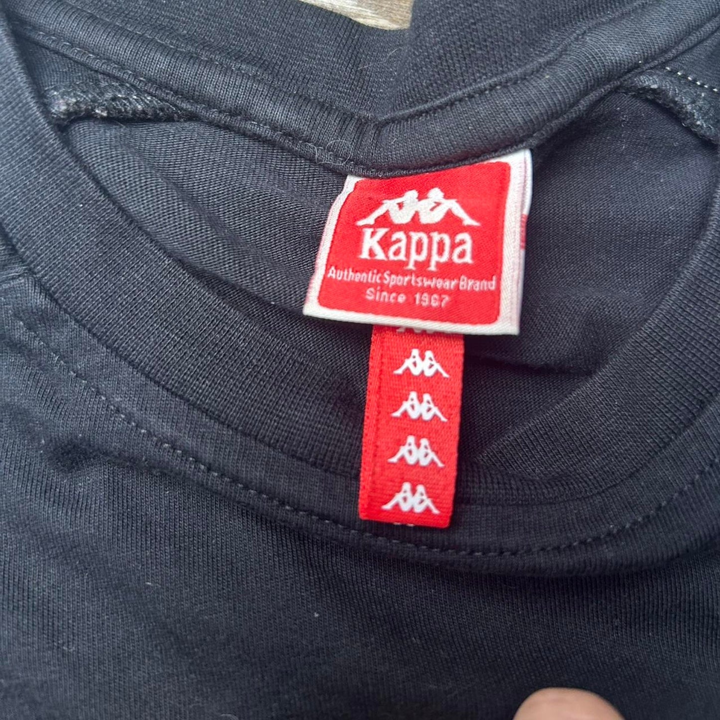 Kappa black white sportswear