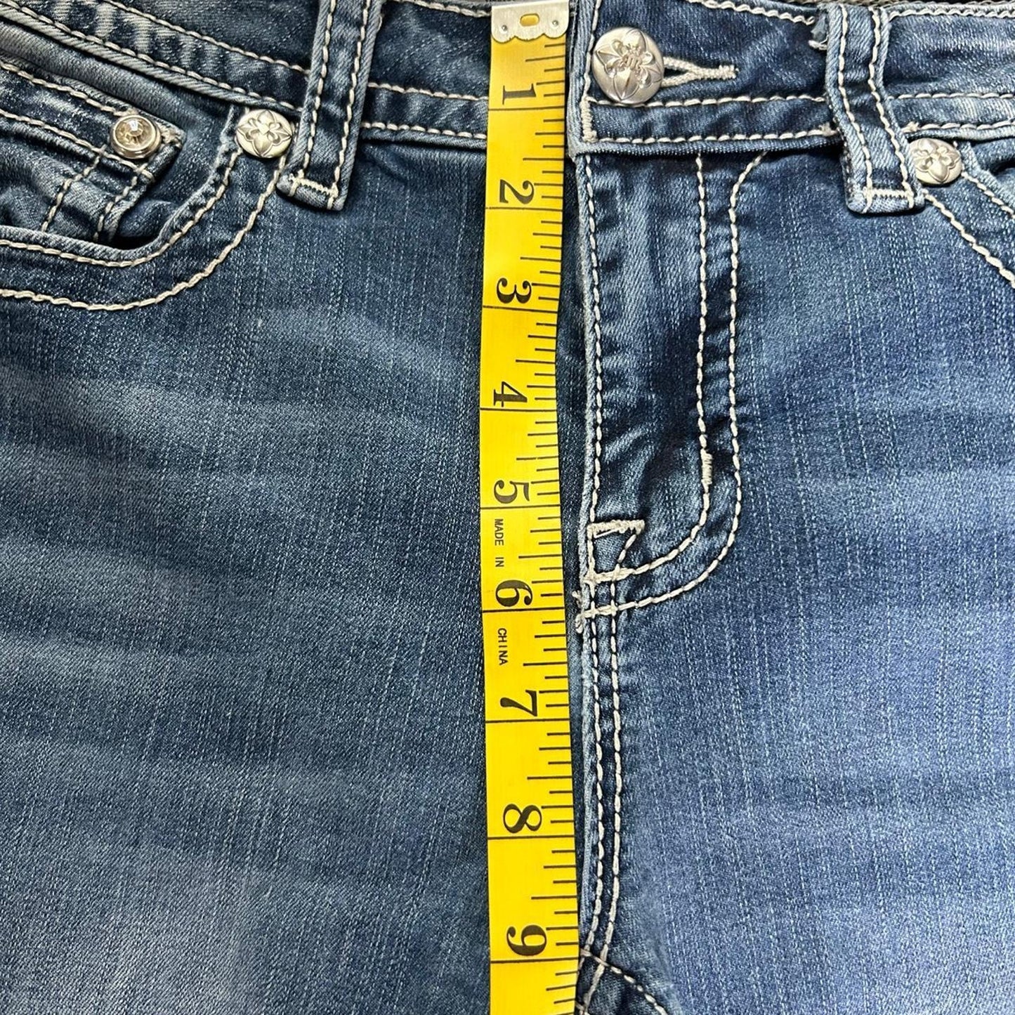 Miss me blue bootcut jeans