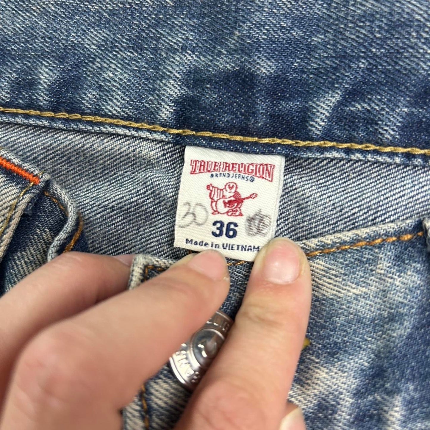 Nwt true religion blue denim