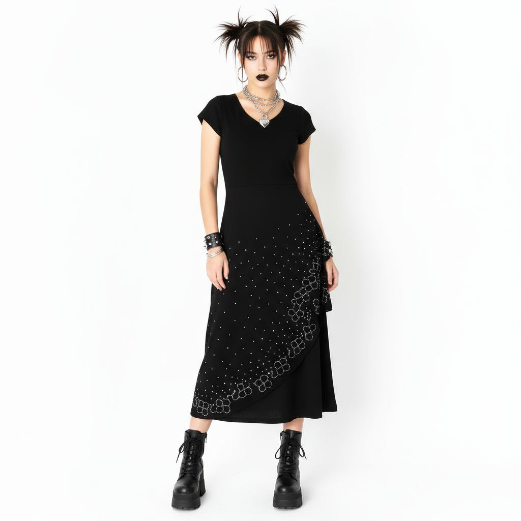 Sl fashions beaded black